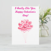 バレンタインのカードが好き シーズンカード (スタンド正面)