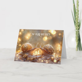 バレンタインのカードに会えて嬉しい カード