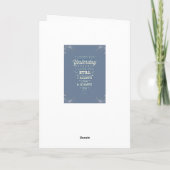 バレンタインのカード シーズンカード (裏面)