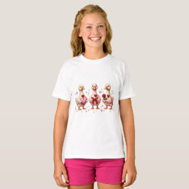 バレンタインのガチョウ Tシャツ