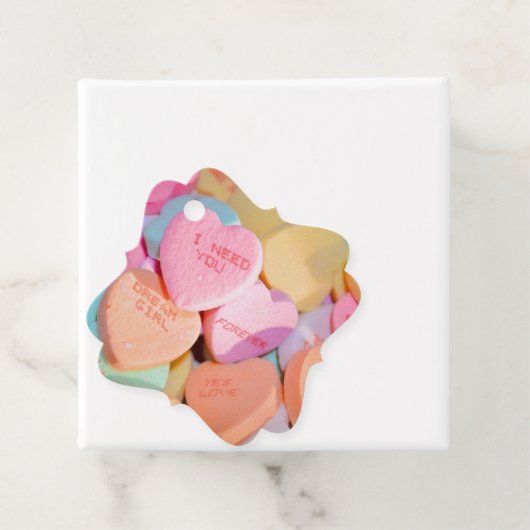 バレンタインのキャンディハート フェイバータグ (インサイチュ)