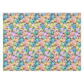 バレンタインのキャンデーの会話のハート テーブルクロス (正面(横))