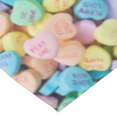 バレンタインのキャンデーの会話のハート テーブルクロス (アングル)