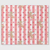 バレンタインのキューピッドエンジェルpinky_large ラッピングペーパー (フラット)