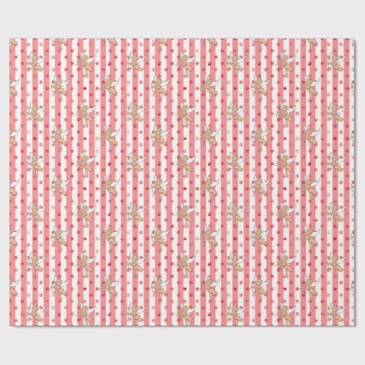 バレンタインのキューピッドエンジェルpinky_tiny ラッピングペーパー (フラット)