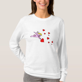 バレンタインのキューピッドTシャツ Tシャツ