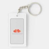 バレンタインのキーチェーン キーホルダー (裏面)