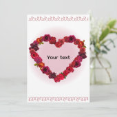 バレンタインのギフトカード シーズンカード (スタンド正面)