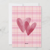 バレンタインのギフトカード シーズンカード (裏面)