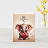 バレンタインのギフトタグ カード (黄色い花)