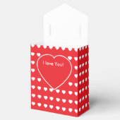 バレンタインのギフトボックス フェイバーボックス (オープン)