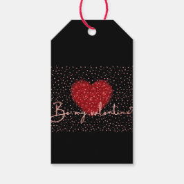 バレンタインのギフトラップ ギフトタグ
