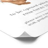 バレンタインのクマ時間カプセルポスター ポスター (角)