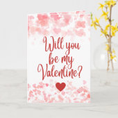 バレンタインのグリーティングカードを使う カード (黄色い花)