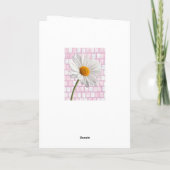 バレンタインのグリーティングカードデイジー シーズンカード (裏面)