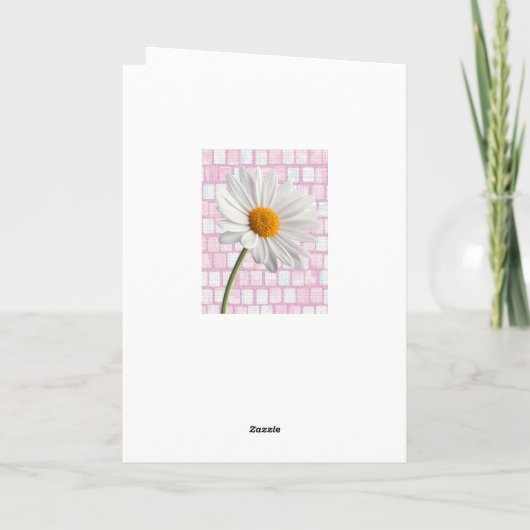 バレンタインのグリーティングカードデイジー シーズンカード (裏面)