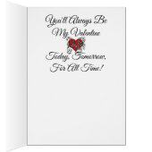 バレンタインのグリーティングカード (内側 (右))