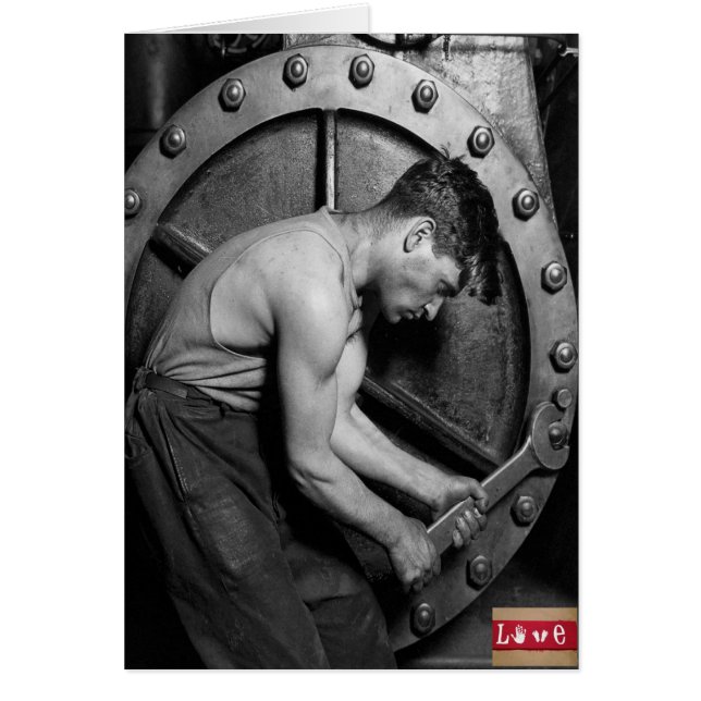 バレンタインのグリーティングカード (正面)