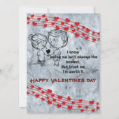 バレンタインのグリーティングカード カード (正面)