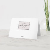 バレンタインのグリーティングカード シーズンカード (裏面)