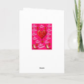 バレンタインのグリーティングカード シーズンカード (裏面)