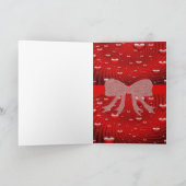 バレンタインのグリーティングカード シーズンカード (内部)