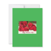 バレンタインのグリーティングカード