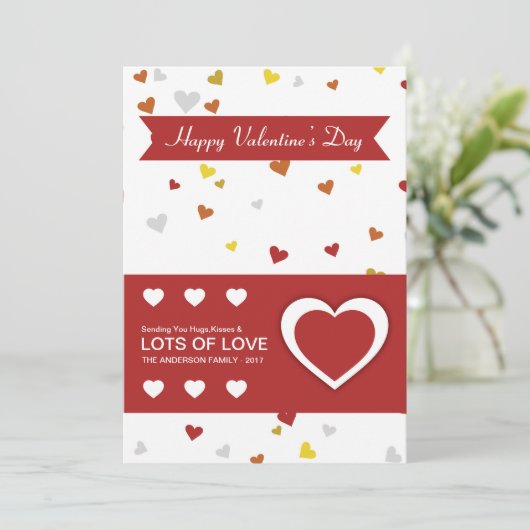 バレンタインのグリーティングカード シーズンカード (スタンド正面)