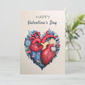 バレンタインのグリーティングカード 招待状 (スタンド正面)