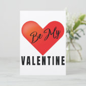 バレンタインのグリーティングカード 招待状 (スタンド正面)