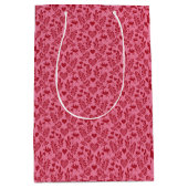 バレンタインのシート ミディアムペーパーバッグ (正面)