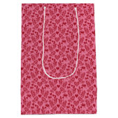 バレンタインのシート ミディアムペーパーバッグ (裏面)