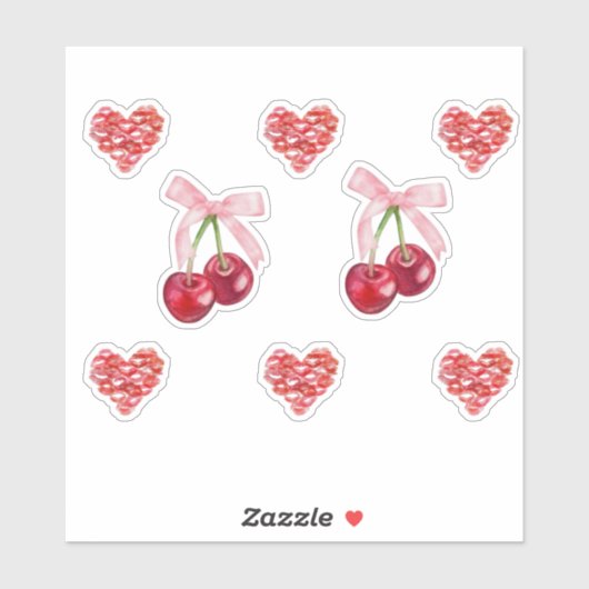 バレンタインのシール シール (シート)