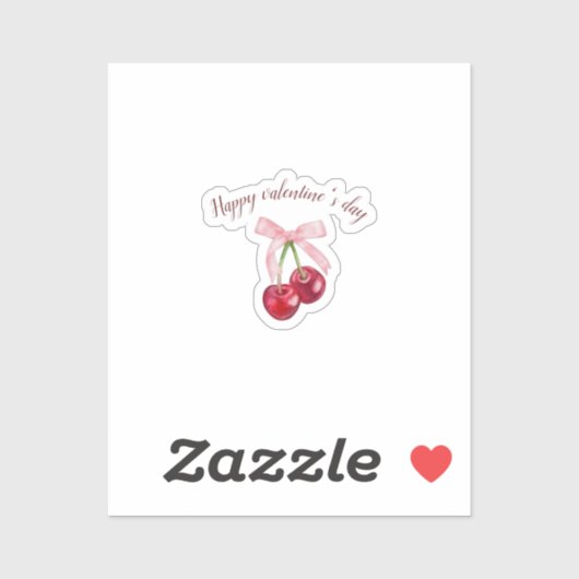 バレンタインのシール シール (シート)