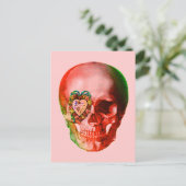 バレンタインのスカル シーズンポストカード (スタンド正面)