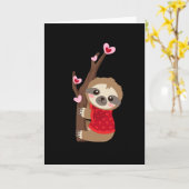 バレンタインのスローガンハート カード (黄色い花)