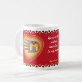 バレンタインのセイウチのマグ コーヒーマグカップ (正面左)