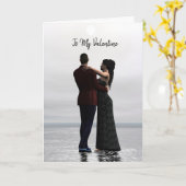 バレンタインのダンス カード (黄色い花)