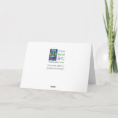 バレンタインのティーカップのグリーティングカード カード (裏面)