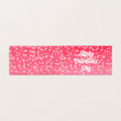 バレンタインのハートと愛の折りたたみカード (外部フラット)