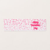 バレンタインのハートと愛の折りたたみカード (外部フラット)