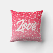 バレンタインのハートと愛 クッション (裏面)