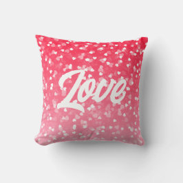 バレンタインのハートと愛 クッション