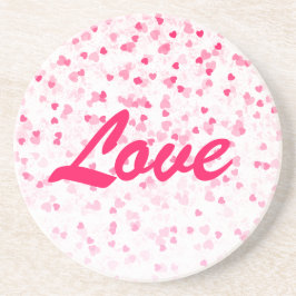 バレンタインのハートと愛 コースター