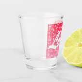 バレンタインのハートと愛 ショットグラス (左)