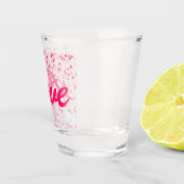 バレンタインのハートと愛 ショットグラス (右)