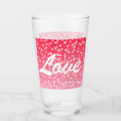 バレンタインのハートと愛 タンブラーグラス (裏面)