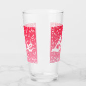バレンタインのハートと愛 タンブラーグラス (左)