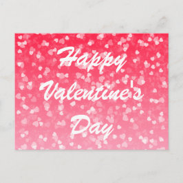 バレンタインのハートと愛 ポストカード
