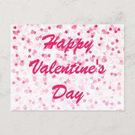 バレンタインのハートと愛 ポストカード
